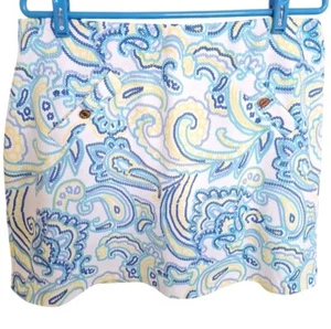 Falda corta Cappagallo XL colorida cachemira playa pickleball golf tenis - Imagen 1 de 5