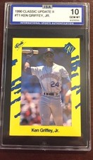 1990 Classic Update II - Ken Griffey Jr. #T1  GHOST 'Halo' ERROR  ISA: 10 MINT