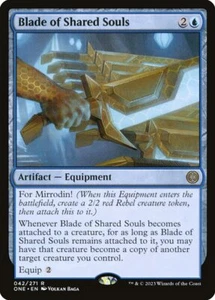 Magic the Gathering (mtg): ONE: Blade of Shared Souls - Rare - Foil - Picture 1 of 1