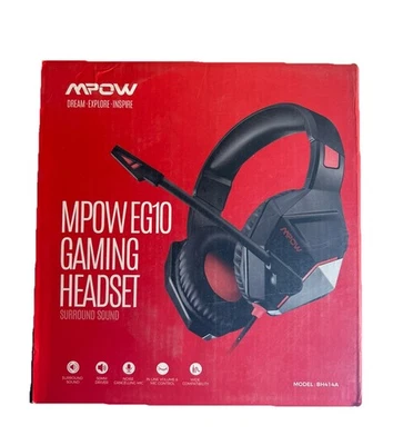 MPOW EG10 Surround Sound Gaming Headset, BH414A - Image 1 of 4