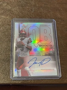2024 Topps Signature Series Jayden Daniels Rookie Class Chrome Auto RC SSP - Picture 1 of 2