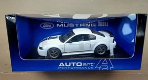 1/18 Autoart 2003 Ford Mustang Mach 1 Rare White New In Box - Picture 1 of 9