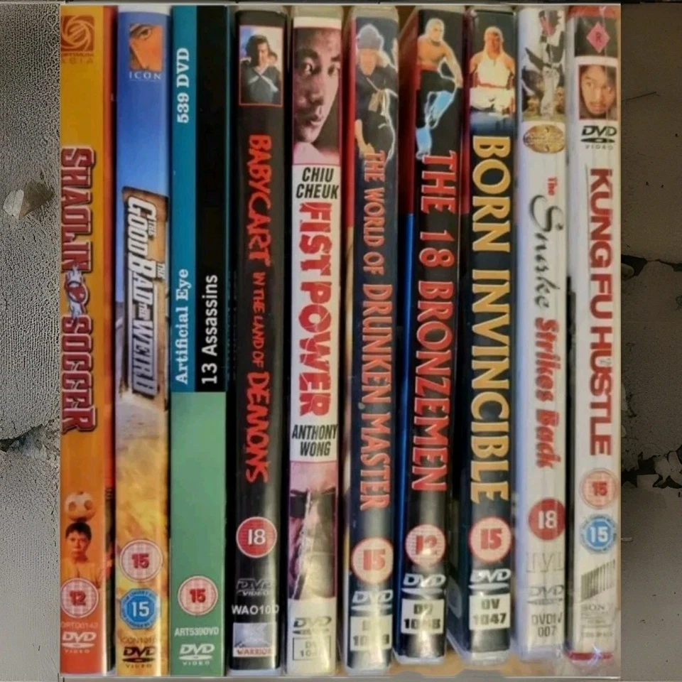 Martial Arts Dvd Collection, 10 Action Packed Martial Arts, Kung-fu DVDs - Image 1 of 1