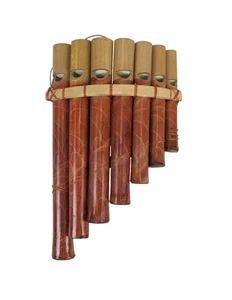 Flûte de Pan en bambou - 7 tubes - Foto 1 di 3