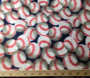 Tela de costura artesanal de vellón de béisbol empacada por yarda NUEVA - Imagen 1 de 1