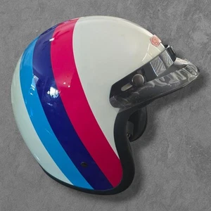 Smiths Vintage 3/4 Helmet Open Face Retro for Motorcycle Scooter White 3 Color L - Picture 1 of 6