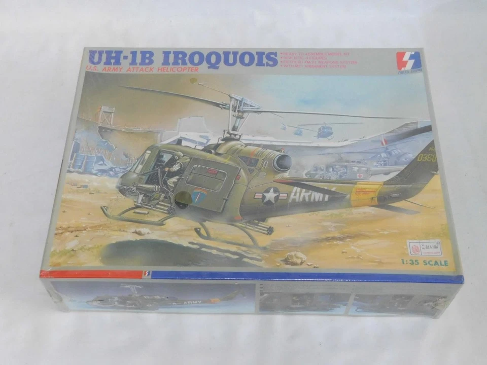 1/35 Seminar UH-1B Iroquois Huey US Army Helicopter Plastic Model Kit NEW 8000 - Image 1 of 1