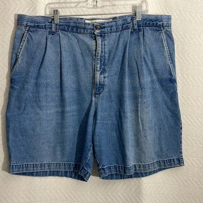 Pantalones Cortos De Colección Levi's Dockers 44W Para Hombres Denim Caquis Jean Y2K Calce Suelto Foto 1 de 4