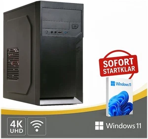Windows 11 PC System Intel I7 | 16GB RAM | 500GB SSD | COMPUTER | leise! WLAN - Bild 1 von 4