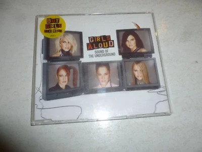 GIRLS ALOUD - Sound Of The Underground - Deleted 2002 UK Polydor 3-track CD - Image 1 of 3