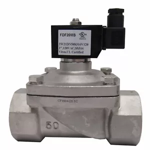 PRM 2 ZOLL NPT MAGNETVENTIL 120 VAC 316 SS VITON DICHTUNGEN NORMAL GESCHLOSSEN NEU IM KARTON - Bild 1 von 6