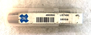 4900500  - COBALT HSS - ROUGHING END MILL - 4F - 5/8"x5/8"x1-1/2"x3-3/4"  - OSG - Picture 1 of 1