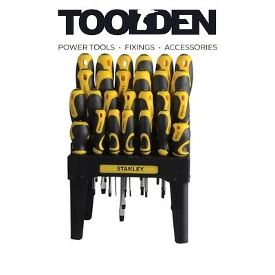 STANLEY® HAND TOOLS Stanley STHT0-62142 SL/PH/PZ/TX Screwdriver Set in Rack (26 Pieces)