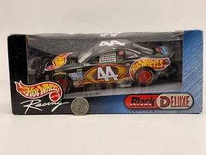Hot Wheels Racing Black Deluxe NASCAR #44 Model Car 1:24 Scale - Picture 1 of 4
