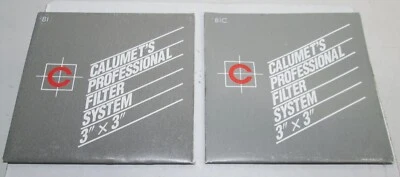 New Old Stock 2 Calumet Professional Filter System 81 & 81C- 3"x3" - Image 1 of 2