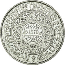 [#25850] Moneta, Maroko, 5 Francs, 1951, Paris, MS(65-70), Aluminium, Lecompte:2