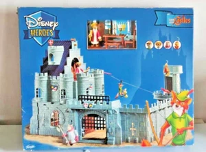 RARE 2004 DISNEY HEROES CASTLES ROBIN HOOD BIG CASTLE PLAYSET FAMOSA NEW ! - Picture 1 of 8