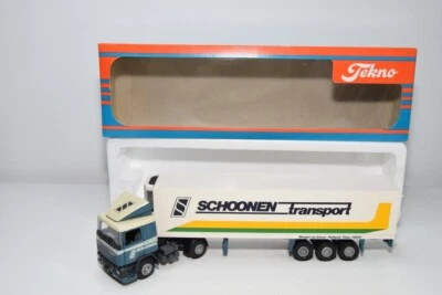 B71 1:50 31 TEKNO DAF 95 TRUCK TRAILER CLEAN TRANSPORT MOUNTAINS ON ZOOM NMIB - Image 1 of 4
