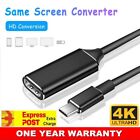 4K USB-C Male to HDMI Female HDTV 1080p Adapter cable for Dell XPS 15 / XPS 13