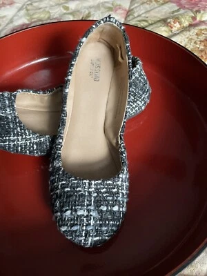 Mossimo Supply Co Woven knitted slip on flats Size 8 TA-IT0034 - Image 1 of 3