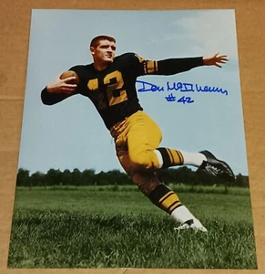 DON MCLLHENNY GREEN BAY PACKERS SIGNED AUTOGRAPHED 8x10 Photo COA - Picture 1 of 1