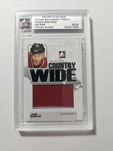 2007-08 ITG Ultimate Memorabilia 8th Edition Country Wide Silver Joe Sakic 20/24 - Picture 1 of 2