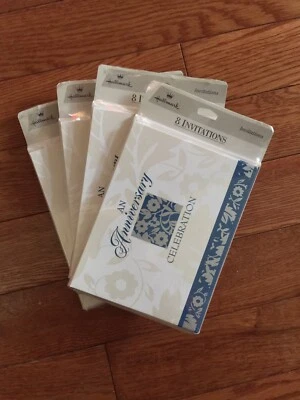 Lote de 37 Invitaciones Aniversario Gran Forma Sello Nuevo y Nunca Usado Foto 1 de 4