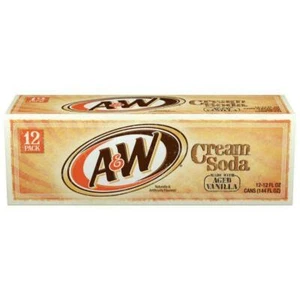 A&W Cream Soda 355ml X 12 Pack - Picture 1 of 2