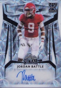 2023 Leaf Metal Jordan Battle Auto 4/5 #BA-JB3 - Picture 1 of 1