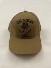 NEW The Corps US Navy USS Boxer LHD 4 Beige Baseball Cap One Size