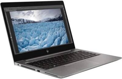 HP ZBook 14u G6 14" Laptop i7 8th Gen AMD Radeon 512GB SSD 16GB RAM Win11 (VS) - Image 1 of 4