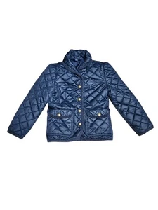 Polo Ralph Lauren Navy Lightly Filled Quilted Weather Resistant Barn Jacket Sz 5 - Picture 1 of 13