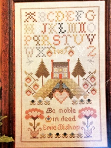 Emie Bishop Cross 'n Patch EDLE TAT dankbar 110x182 Kreuzstich 4pg Broschüre - Bild 1 von 5