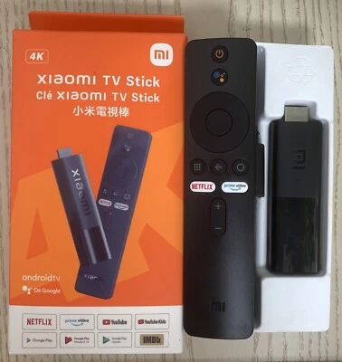 Xiaomi TV Stick 4K Android 11 TV Quad-core 2GB+8GB Bluetooth Google Chromecast - Image 1 of 4
