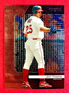 2000 Black Diamond Jim Thome #25 Baseball Card Cleveland Indians (5x AS/HOF) - Picture 1 of 2