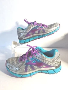Brooks Adrenaline GTS 17 Running Shoes Sneakers Purple Blue Silver Womens 8.5 M - Bild 1 von 12
