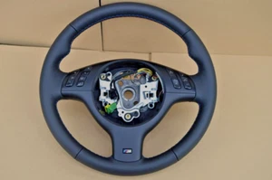 M3 E46 Steering Wheel BMW E39 M5 X5 E53 M3 M5 M Technic leather FUL NAPPA Sport - Picture 1 of 12