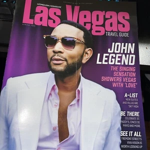 LAS VEGAS TRAVEL GUIDE SPRING 2022 John Legend. - Picture 1 of 3