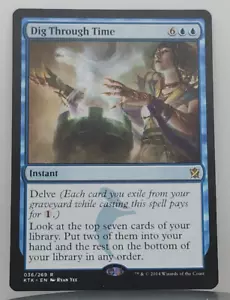 Dig Through Time - Khans of Tarkir - KTK - 36/269 - MTG - Picture 1 of 2