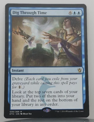 Dig Through Time - Khans of Tarkir - KTK - 36/269 - MTG - Image 1 of 2