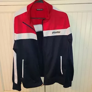 VINTAGE LOTTO ITALIAN SPORT DESIGN JACKET LG - Picture 1 of 3