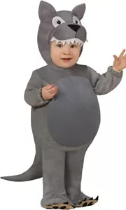 COSTUME CARNEVALE LUPO VESTITO GUIRCA NEONATO ANIMALE UNISEX WOLF CATTIVO - Imagen 1 de 2