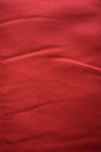 RED COTTON POLY BLEND POPLIN BOTTOM WEIGHT FABRIC 35X59 INCH REMNANT - Picture 1 of 1