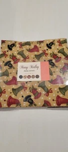 OOP 2008 Merry Medley 42pc Layer Cake Sandy Gervais Moda Fabrics Holiday Prints - Picture 1 of 1