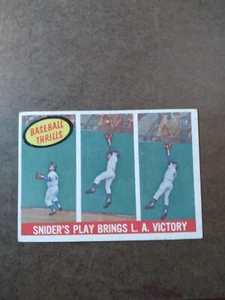1959 Topps Baseball #468 Baseball Thrills Dodgers Great Duke Snider EX+ - Picture 1 of 4