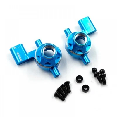NEW Yeah Racing TAMB-007BU Aluminum Steering Knuckle Set (F / R) for Tamiya - Image 1 of 4