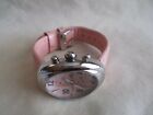 Adee Kaye Beverly Hills Chronograph Wristwatch Sport Collection Wr 30M Pink Band