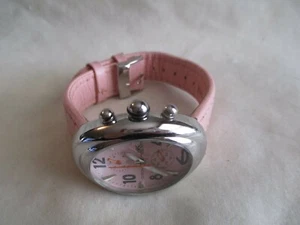 Reloj de pulsera Adee Kaye Beverly Hills cronógrafo colección deportiva WR 30M banda rosa - Imagen 1 de 12