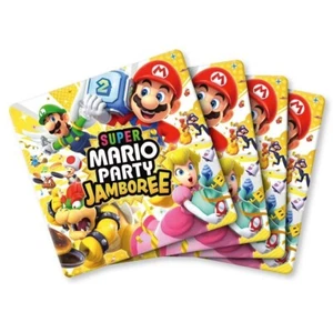 Mario Party Jamboree Pre-orden Bonus Posavasos Set de 4 - NUEVO & EMBALAJE ORIGINAL - Imagen 1 de 1