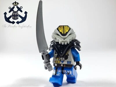 LEGO Minifigura Años 90 Espacio OVNI Zotaxian Extraterrestre Oficial Azul (Comandante X) sp042 Foto 1 de 3